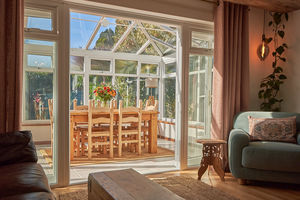 Doors to Conservatory- click for photo gallery